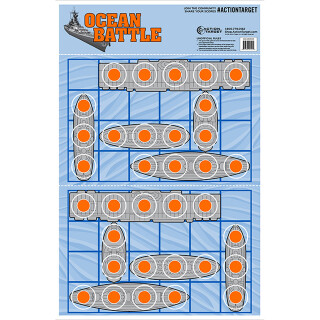 Action Target Ocean Battle Target 23" x 35" 100 Count