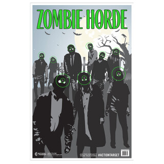 Action Target Zombie Horde Target 100 Pack