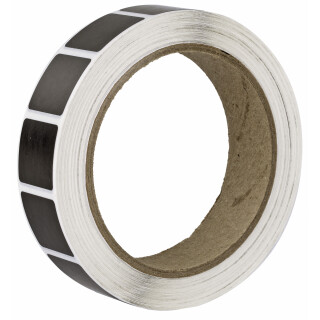 Action Target Roll of 1000 7/8" Square Target Paster Black