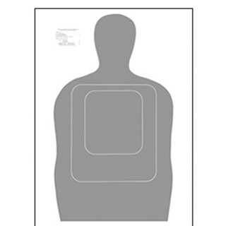Action Target TQ-15 Qualification Target 24"x45" Paper Target Gray 100 Pack