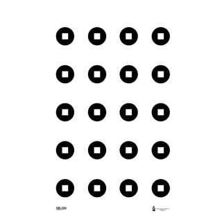 Action Target Military 3" Aimpoint Dot Training Target 100 Pack