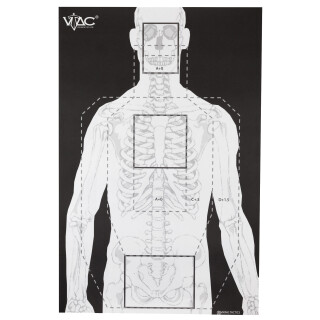 Action Target Viking Tactics Double Sided Advanced Training Target Marksmanship and Silhouette 23"x35" 100 Pack