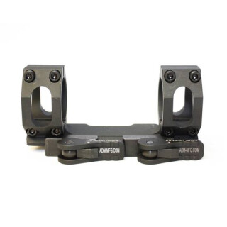 American Defense MFG Recon-SL 1-Piece Scope Mount 30mm Tube Diameter Standard QD Auto Lock Lever Aluminum Black AD-RECON-SL-30