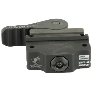 ADM Trijicon MRO Mount Low Height Standard QD Lever Aluminum Black