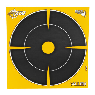 Allen Company EZ Aim Adhesive Bull's-eye Target 6" 12 Pack Orange and Black