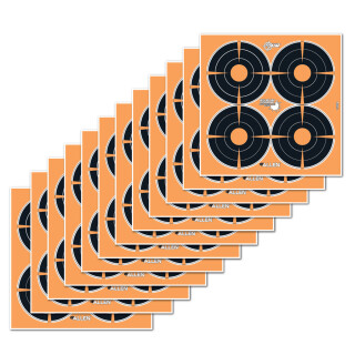 Allen EZ Aim Adhesive Bullseye 3" Targets 12 Sheets