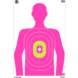Allen Company EZ Aim Fun In The Pink Silhouette Target 23x35 inch 3 Pack