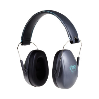 Allen Company Girls With Guns Assure Low-Profile Passive Earmuffs 23 dB Gray/Teal/Black