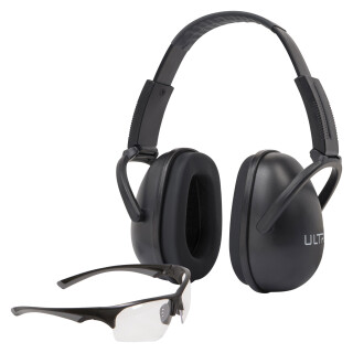 Allen ULTRX Blocker Ear & Eye Protection Combo, Black