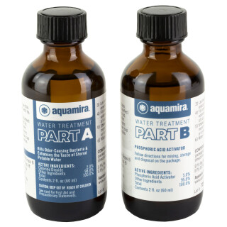 Aquamira Water Treatment Drops, 2 oz,Glass Bottles, Treats Up to 30 Gallons of Water