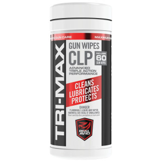 Real Avid Tri-Max CLP Gun Wipes 60 Count