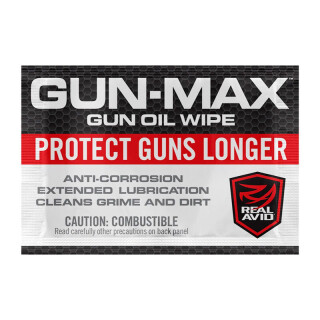 Real Avid Gun-Max Gun Oil Wipes 25pk