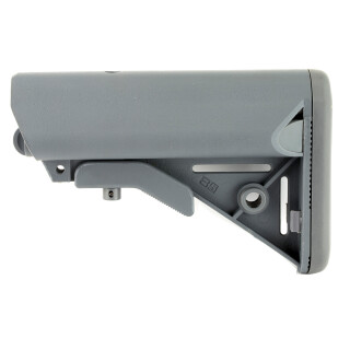 B5 Systems Enhanced SOPMOD AR-15 Stock Mil-Spec Diameter Polymer Wolf Grey