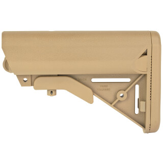 B5 Systems US Government Specification Over Run Enhanced SOPMOD AR-15 Stock Mil-Spec Diameter Polymer Coyote