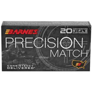 Barnes Precision Match 6.5 PRC Ammunition 20 Rounds OTM 145 Grain