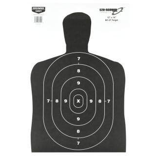 Birchwood Casey Eze-Scorer 12" x 18" Paper Target BC-27 Indoor/Outdoor 100 Pack 37005