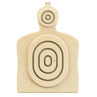 Birchwood Casey Torso 3D Paper Target 21.25x31.25 Inch Indoor/Outdoor Tan 3 Pack