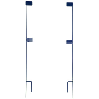 Birchwood Casey Sharpshooter Adjustable Target Stakes for Paper Targets 36" Height Matte Black