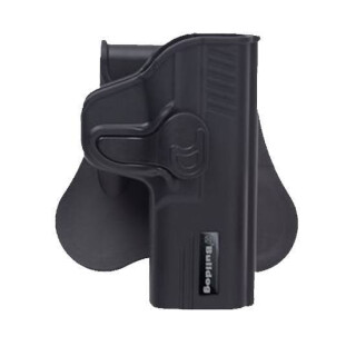 Bulldog Cases Rapid Release PT-111 Paddle Holster Right Hand Polymer Black