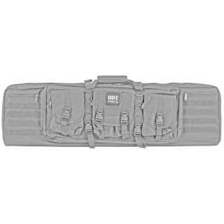 Bulldog Cases Double Tactical Rifle Case Polyester 43" Seal Gray