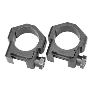 Badger Ordnance 30mm Low Scope Rings Picatinny Black