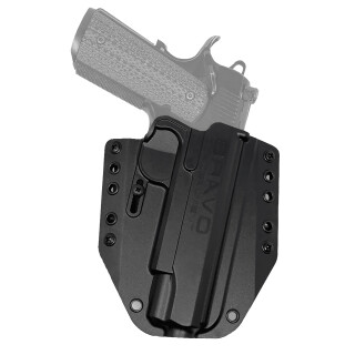Bravo Concealment OWB Holster 1911 4.25" Rail 5" Plain