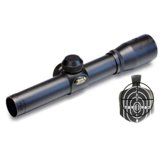 BSA Optics Pistol Handgun Scope 2x20mm Duplex Reticle 1/4 MOA Black