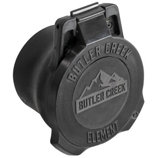Butler Creek Element Scope Cover Objective Flip-Open Changeable Lenses fits 50-56mm Polymer Black