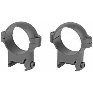 Burris Solid Steel Weaver Zee Rings 30mm High Matte Black 420077