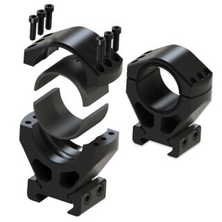 Burris XTR Signature Ring Weaver/Picatinny Style Scope Rings 34mm Tube Medium 1" Height Pro-Align Inserts Aluminum Matte Black 420210