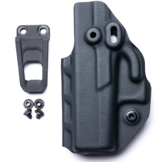 Crucial Concealment Covert IWB Holster fits Ruger LC9/EC9 Ambidextrous Optics Compatible Kydex Black