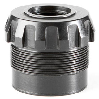Dead Air Armament Fixed Barrel Mount 1/2x28 For Wolfman/Ghost-M Matte Black