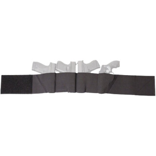 DeSantis Gunhide Option 4 Belly Band Holster Fits 30" to 34" Waist Small to Medium Handguns Synthetic Elastic with Velcro Closure Black
