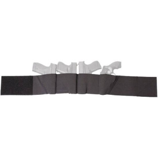 DeSantis Gunhide Option 4 Belly Band Holster Fits 36" to 42" Waist Small to Medium Handguns Synthetic Elastic with Velcro Closure Black