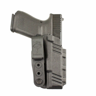 DeSantis Gunhide Slim-Tuk IWB Holster fits Springfield Armory Hellcat with TLR-6 Ambidextrous Tuckable Kydex Black