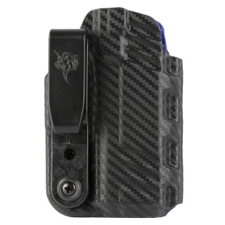 DeSantis Gunhide Slim-Tuk Holster fits Glock 43X MOS IWB Holster Ambidextrous Tuckable Kydex Carbon Fiber