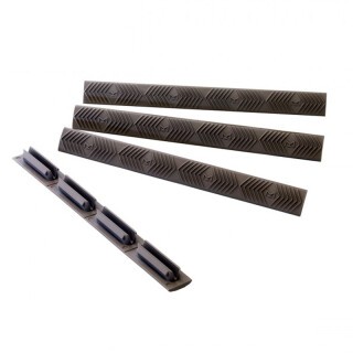 ERGO Grip 7-Slot M-LOK Slot Cover WedgeLok Polymer Black 4 Pack