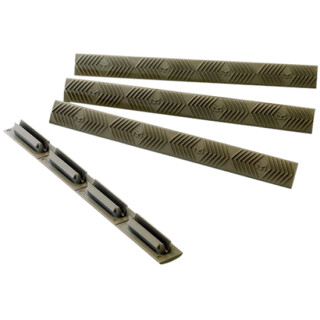 ERGO Grip 4-Slot M-LOK Slot Cover WedgeLok Polymer Graphite OD Green 4 Pack 4332-4PK-OD
