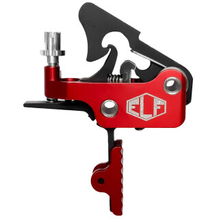 Elftmann ELF APEX Drop-in AR-15 Trigger with Knob Red Straight