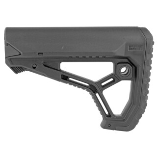 FAB Defense AR-15 GL-Core Carbine Buttstock Mil-Spec/Commercial Diameter Fiberglass Reinforced Polymer Composite Matte Black Finish