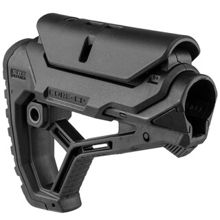 FAB Defense AR-15 GL-Core with adjustable Cheek Rest Buttstock Polymer Composite Matte Black Finish