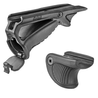 FAB Defense Ergonomic Pointing Grip and Versatile Tactical Support Combo Pack Polymer Black