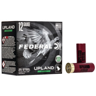 Federal Upland Steel 12 Gauge Ammunition 25 Rounds 2-3/4" #7.5 Steel Lead Free