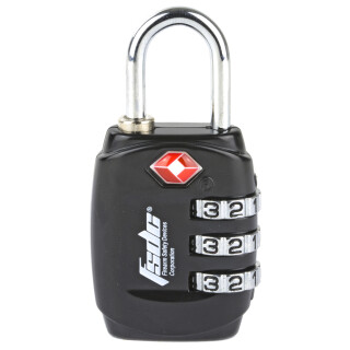 Firearm Safety Devices Corporation 3-Dial Combination Lock Steel Shackle TSA Approved