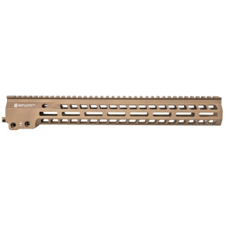 Geissele Automatics AR-15 Free Float 15" Super Modular Rail MK14 M-LOK Desert Dirt Color