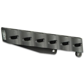 GG&G Remington 870, 1100, 11-87 12 Gauge 6 Round Angled Side Saddle Aluminum Black GGG-1525