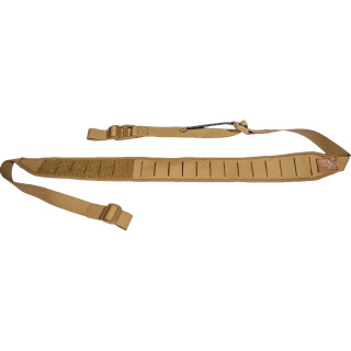Grey Ghost Gear SD Mega GT Sling With Shoulder Pad Laser Cut Laminate Nylon Coyote Brown