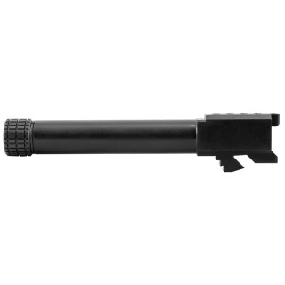 Grey Ghost Precision GGP Match Grade Precision Barrel Threaded 1/2x28 TPI fits Glock 19 Gen 3 and 4 Black Nitride Finish