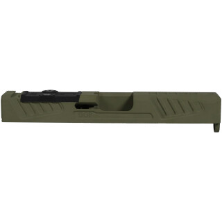 Grey Ghost Precision V5 Stripped Slide for Glock 19 Gen 3 OD Green