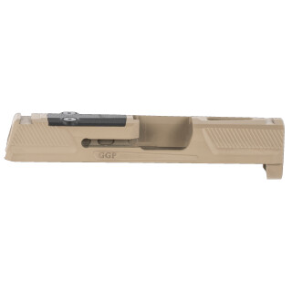 Grey Ghost Precision SIG P365 V2 Stripped Slide Machined 17-4 Stainless Steel DLC Coated Flat Dark Earth
